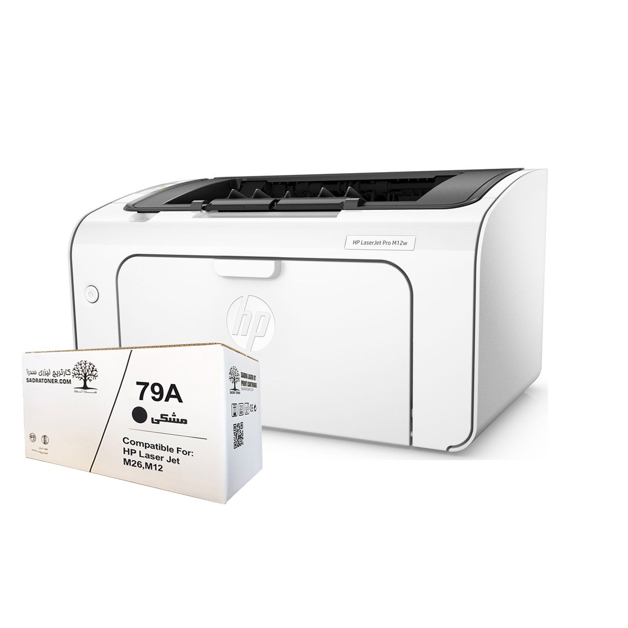 پرینتر لیزری اچ پی مدل LaserJet Pro M12W