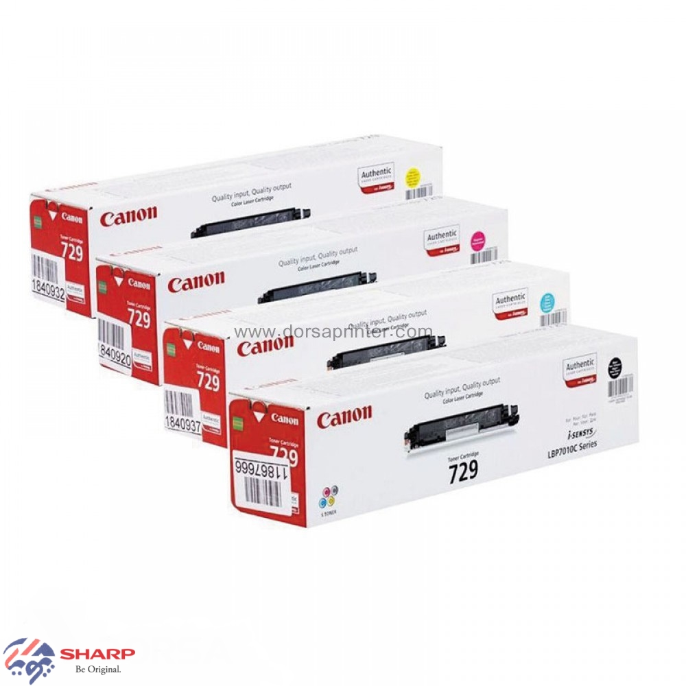 کارتریج تونر کانن چهار رنگ Canon 729