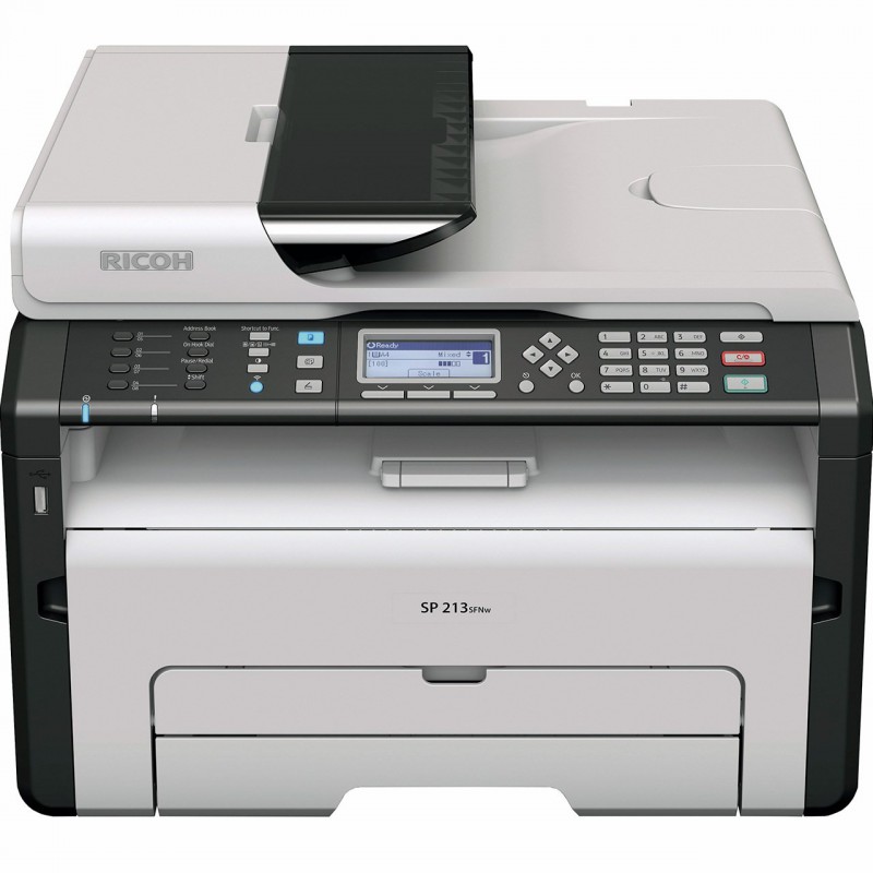 پرینتر چندکاره لیزری ریکو مدل SP 213SFNw Ricoh SP 213SFNw Multifunctional Laser Printer